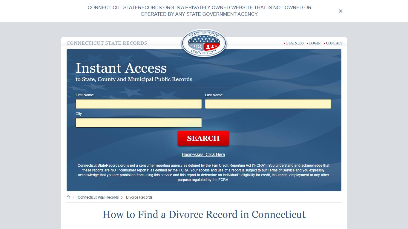 How to Find a Divorce Record in Connecticut